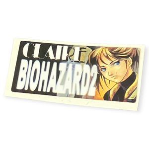 Sony PlayStation 1 PS1 Biohazard Resident Evil 2 Claire VTG Memory‎ Card Sticker
